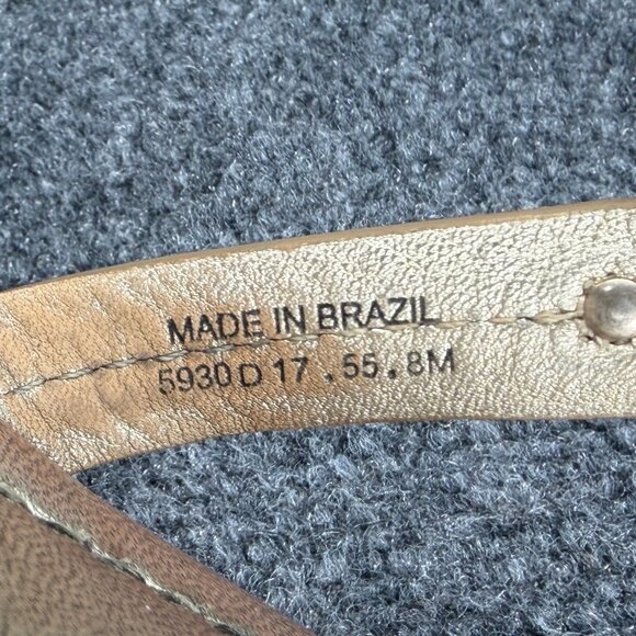 Tory Burch Miller Sandals Women's Size 8 Gold Leather Summer Thong Flip Flops - Picture 9 of 10